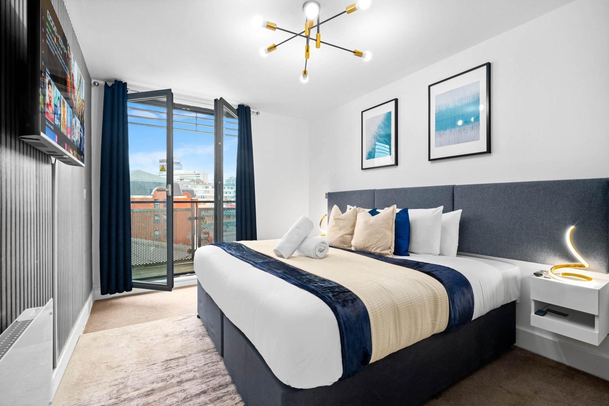 Apartment Chic Centre - China Town - Balcony - Parking - Wifi - Netflix - 43a Birmingham